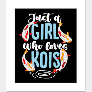 Koi carp gift for women and girls Posters and Art